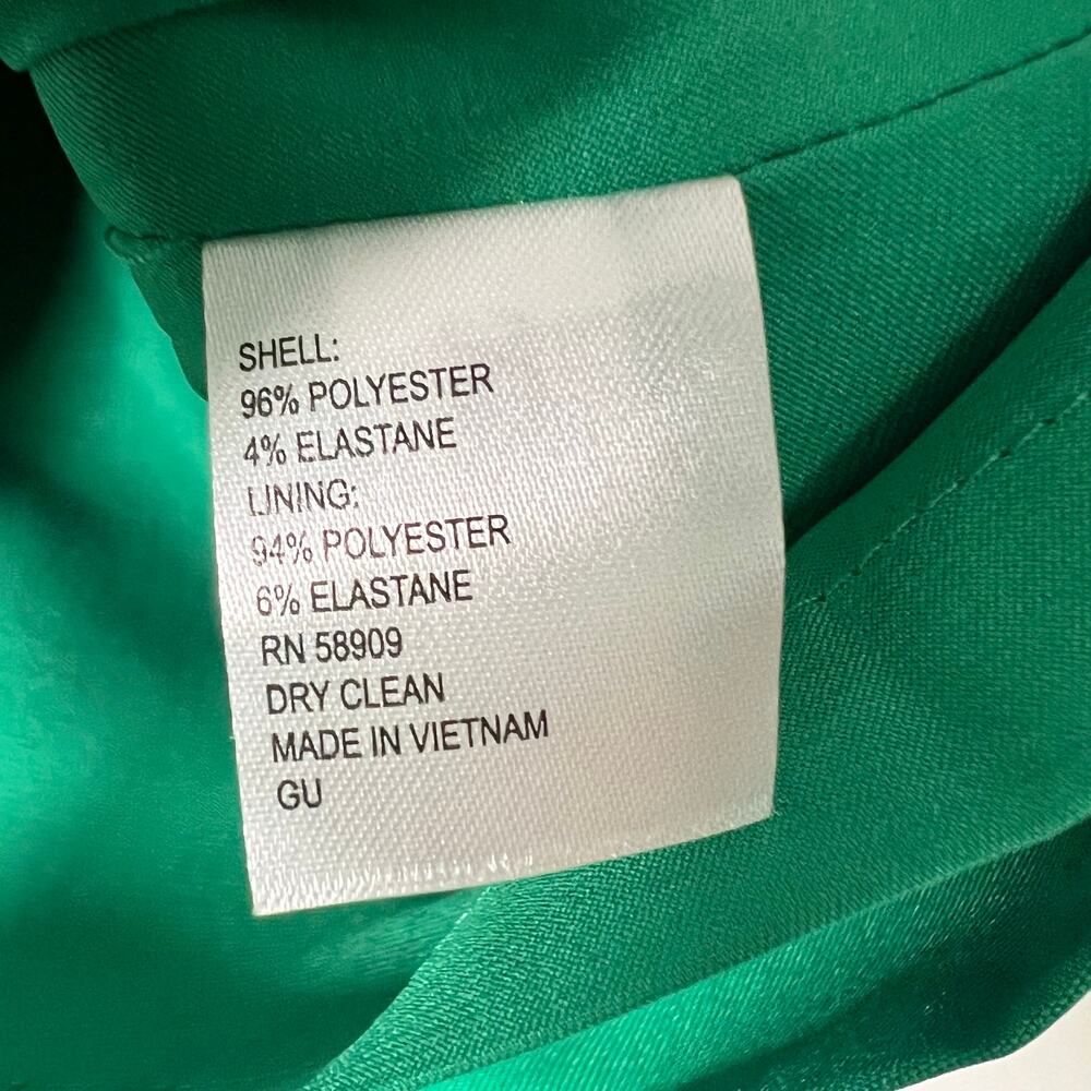 Antonio Melani Green Bow Mini Skirt Size 10 - Picture 6 of 8